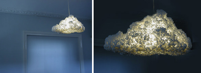 Whimsical cloud lamp dominic