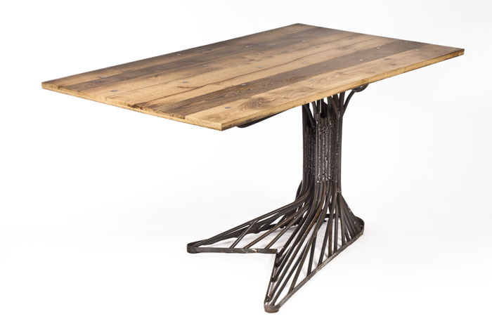 bomers tree table wood top