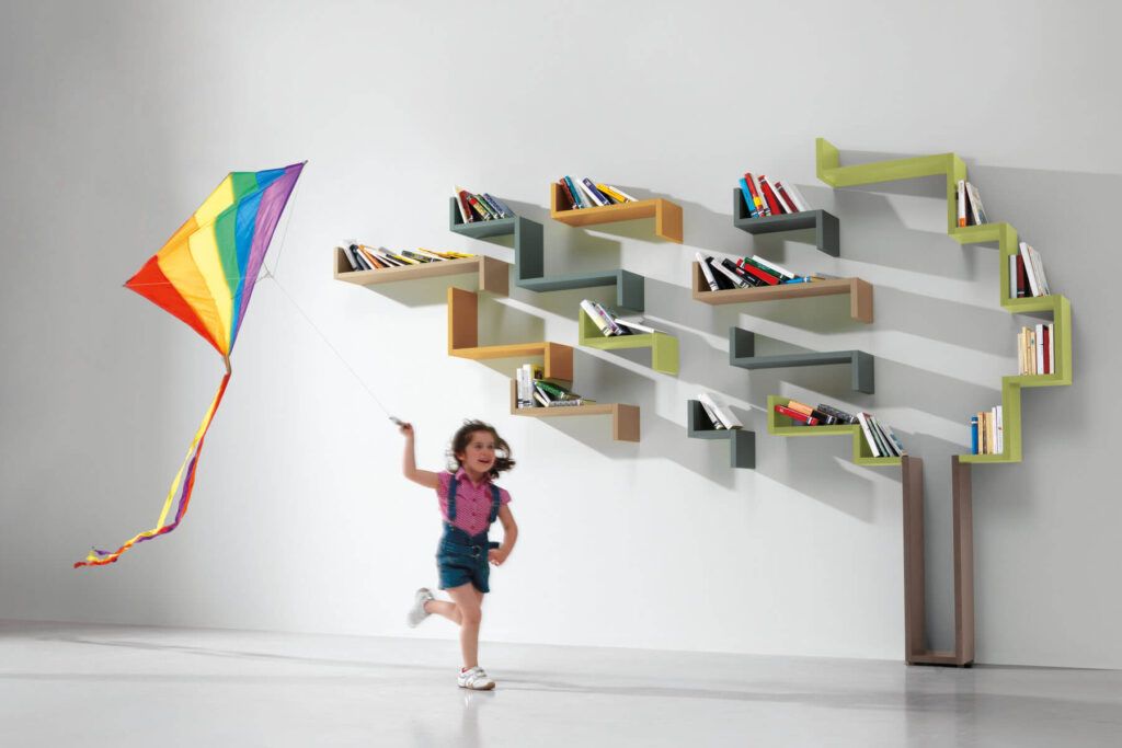 lagolinea bookshelves kids