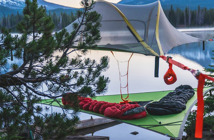 tentsile over water