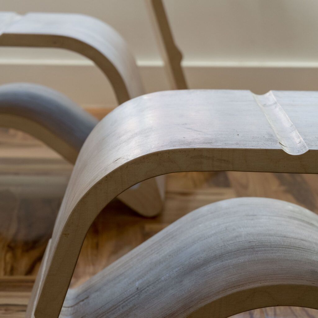 Balanced Plywood Chair detail