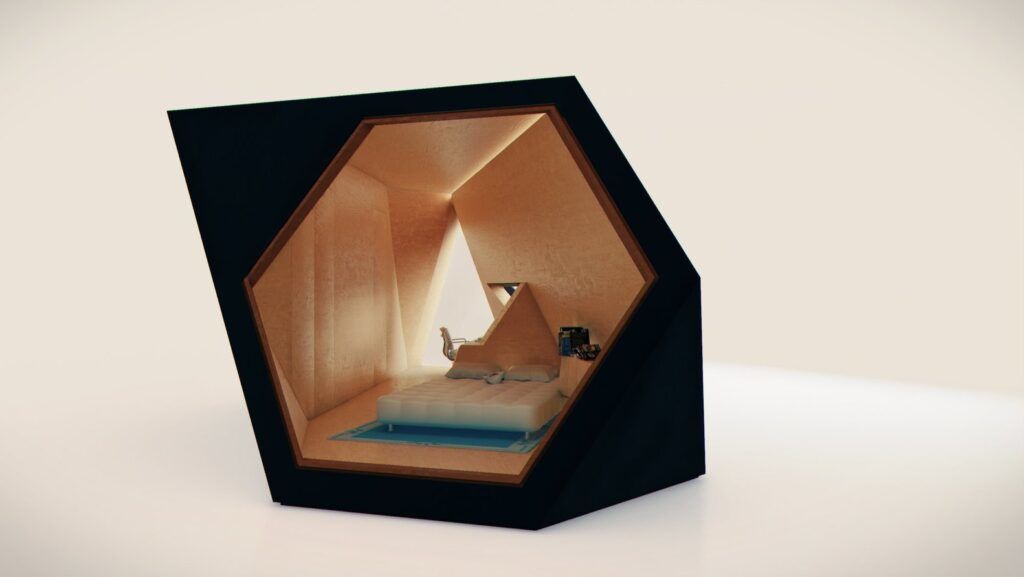 Tetra Shed home office interior