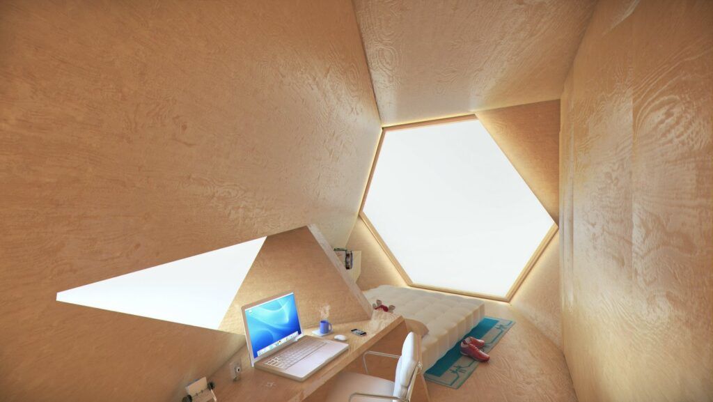 Tetra Shed home office work space