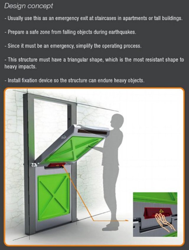 shelter door design concept
