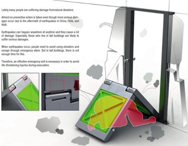 earthquake safety door