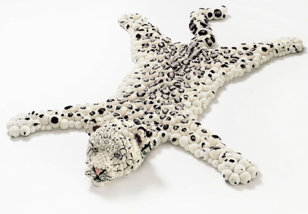 MYK pompom snow leopard