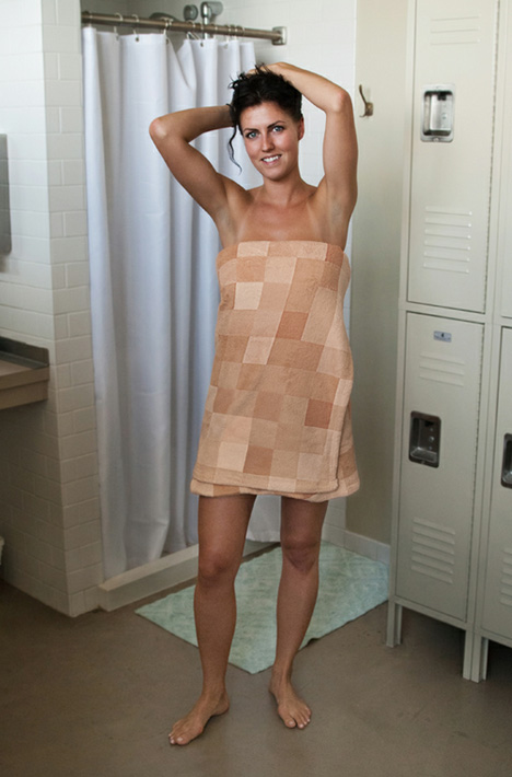 Censorship Towel Designed To Pixelate Your Private Parts Designs