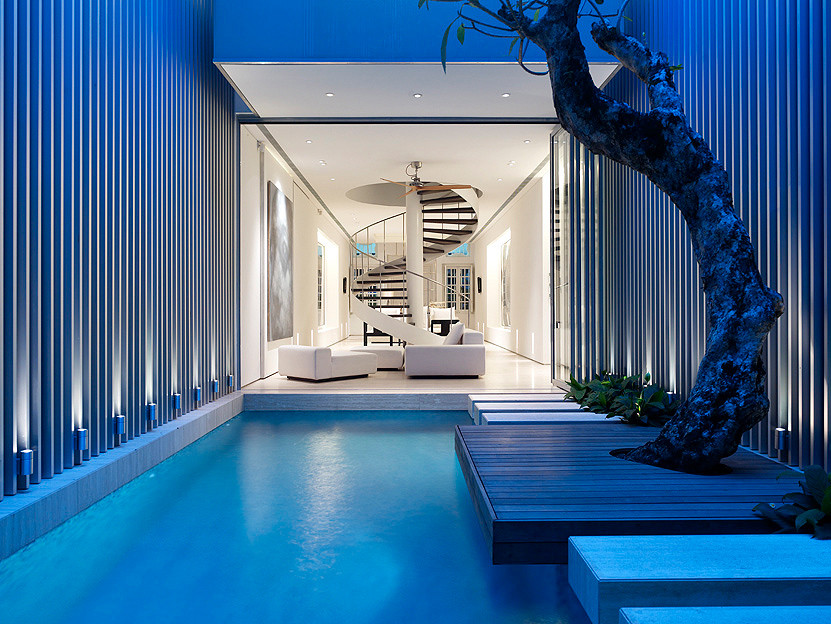 modern renovation in Singapore pool