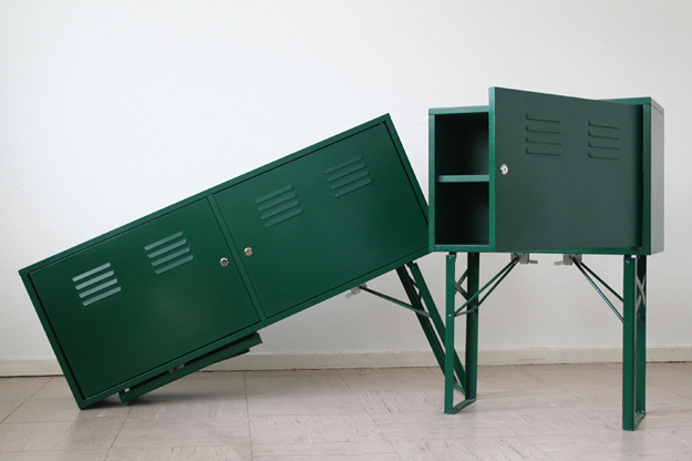 Sheet Metal Cabinet by Thomas Schnur