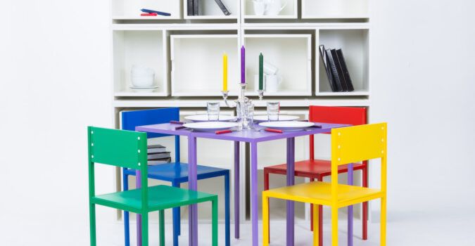 As if from nowhere expanding bookcase