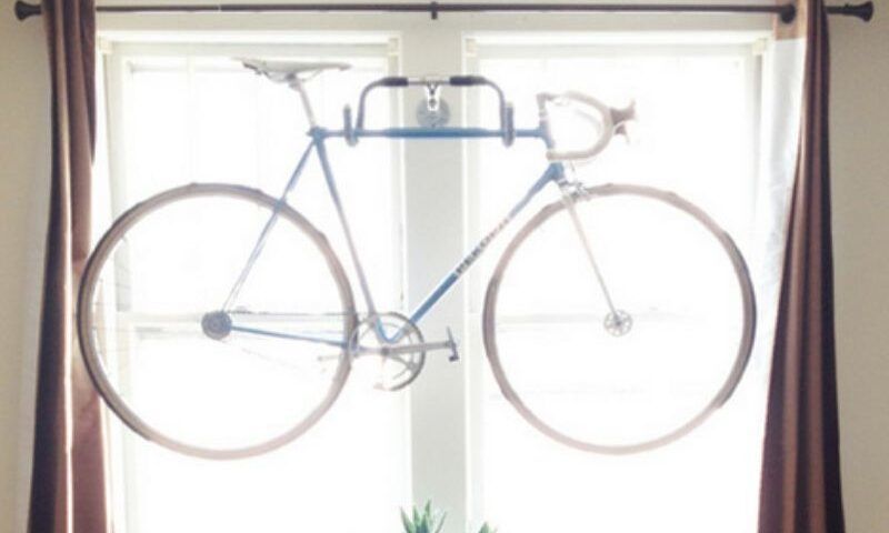DIY bike hanger