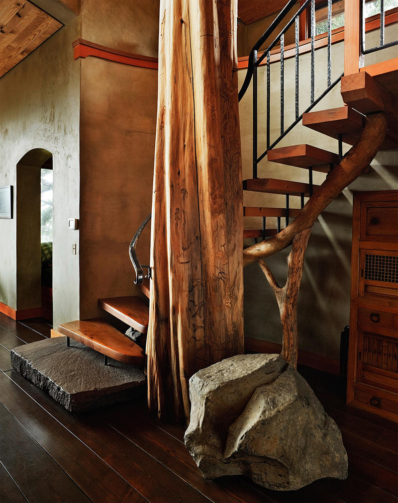 Nathan Good Cannon Beach Residence stairs