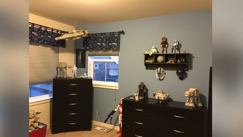 Dutilly family Star Wars room