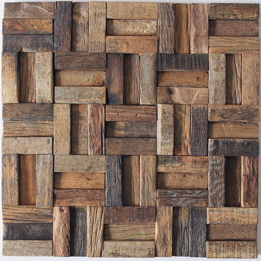 Barn wood wall tiles pattern