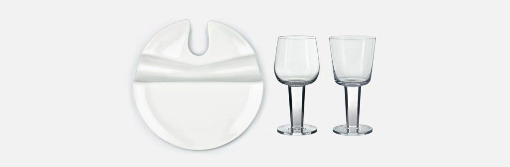 catering set wine glass