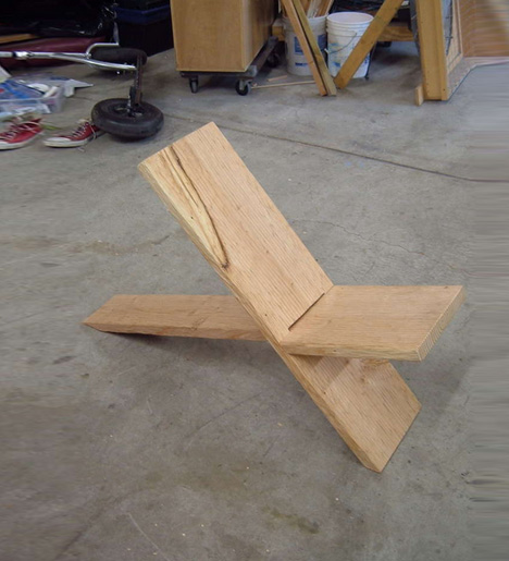 Simple DIY Viking Plank Chair | Designs & Ideas on Dornob