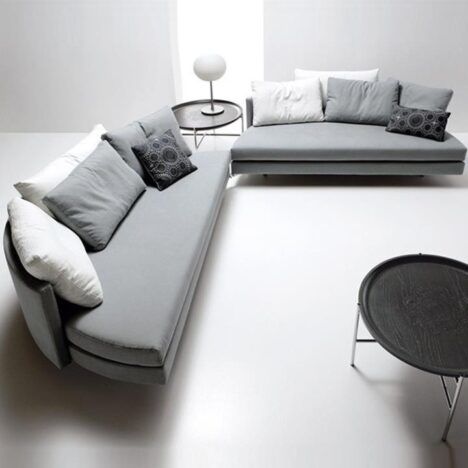 simple round sofa bed