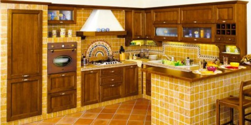 kitchen porn traditional tiles