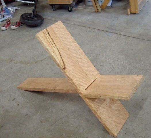 plank chair design