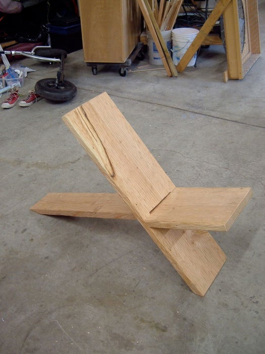 plank chair design