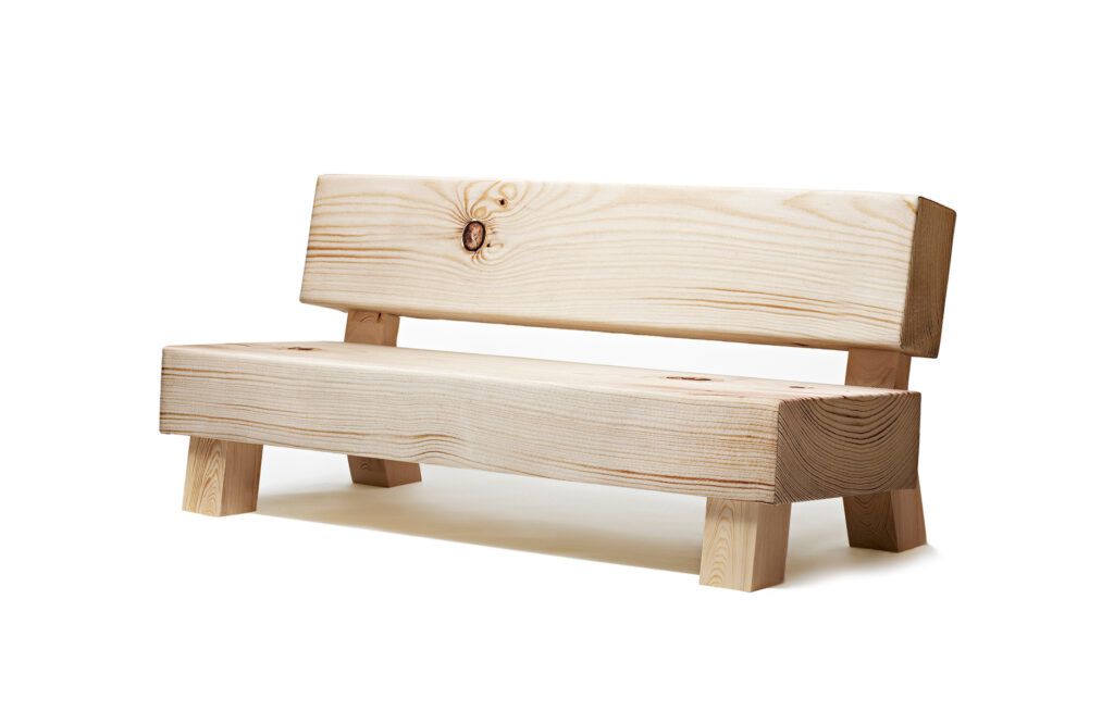 Front Design Soft Wood Sofa