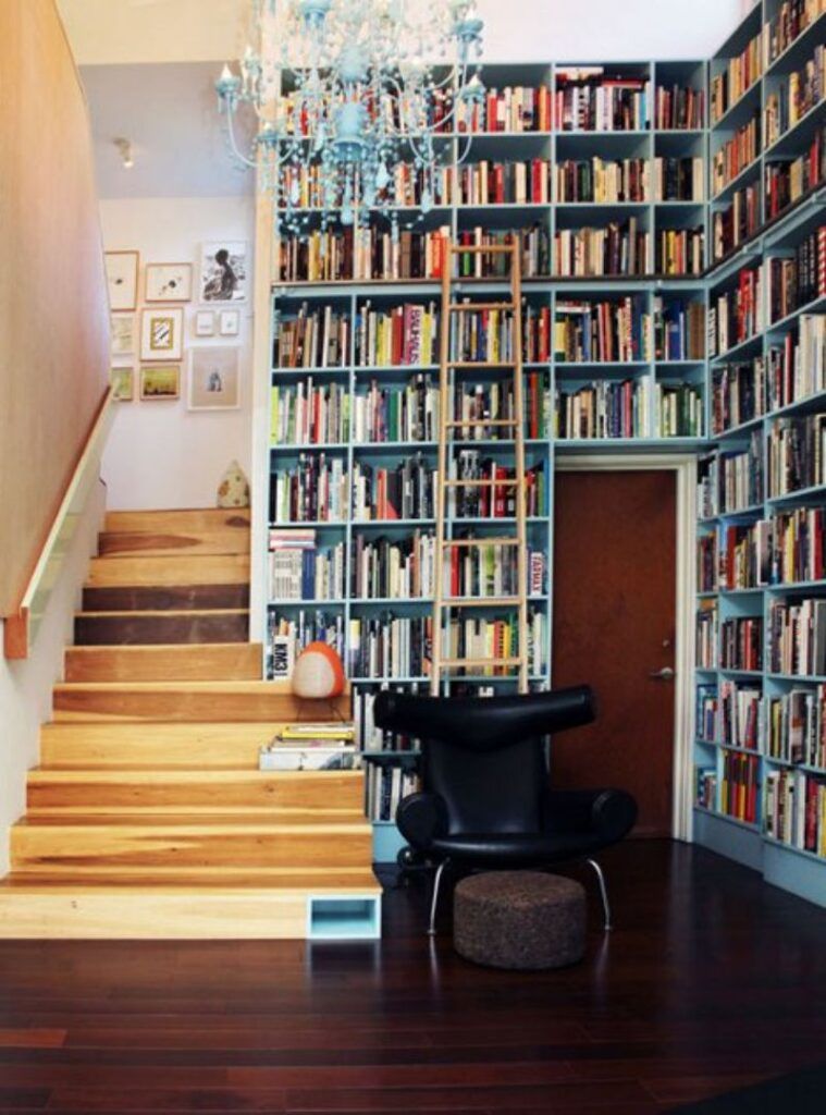 built-in bookshelves inspiration nook