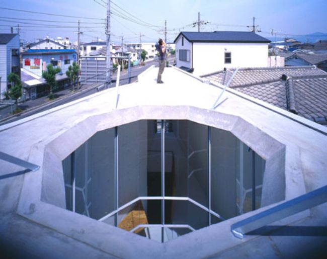 house s suga atelier roof void