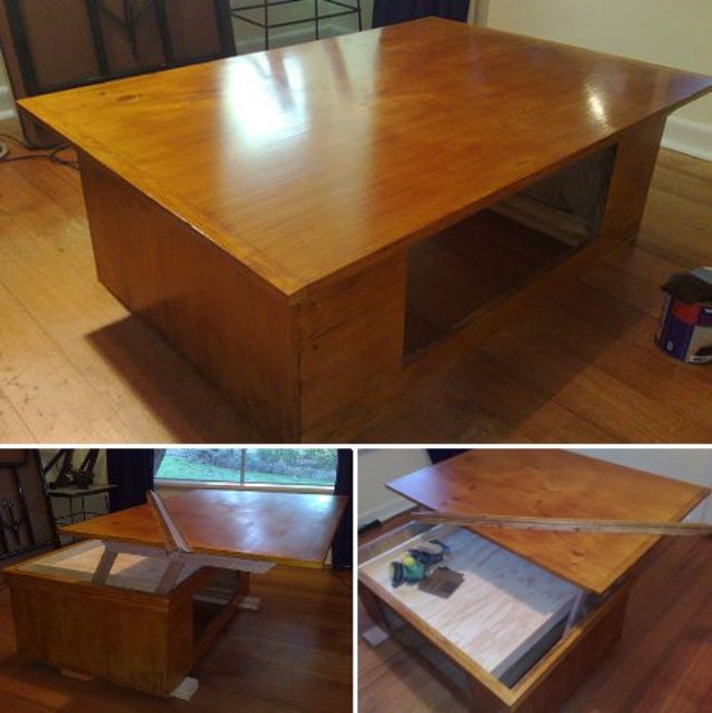 lifting top laptop coffee table