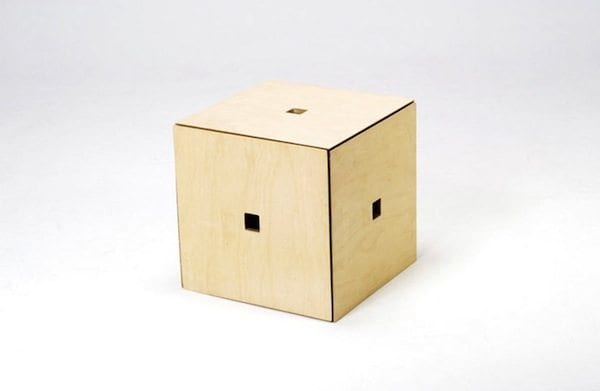 Nesting cube stool