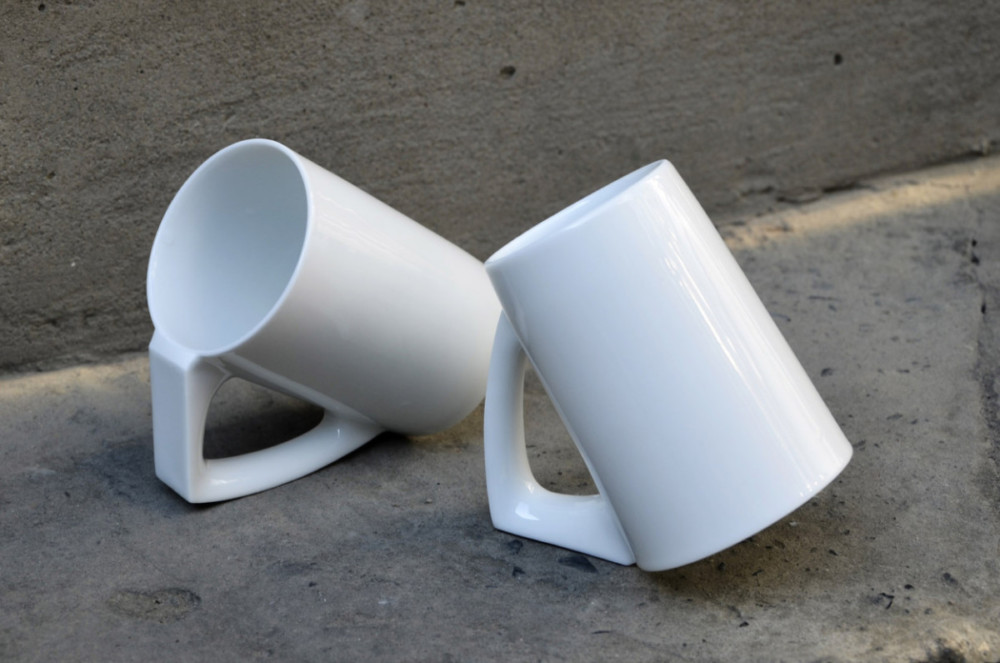 Bevel sanitary coffee mug design