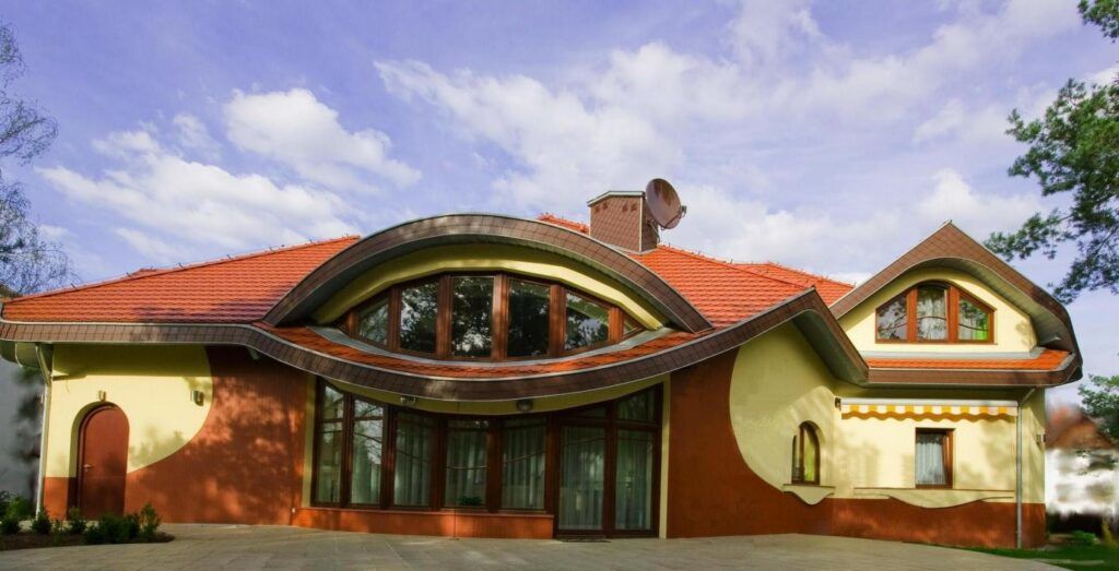 Cave-like home in Poland exterior