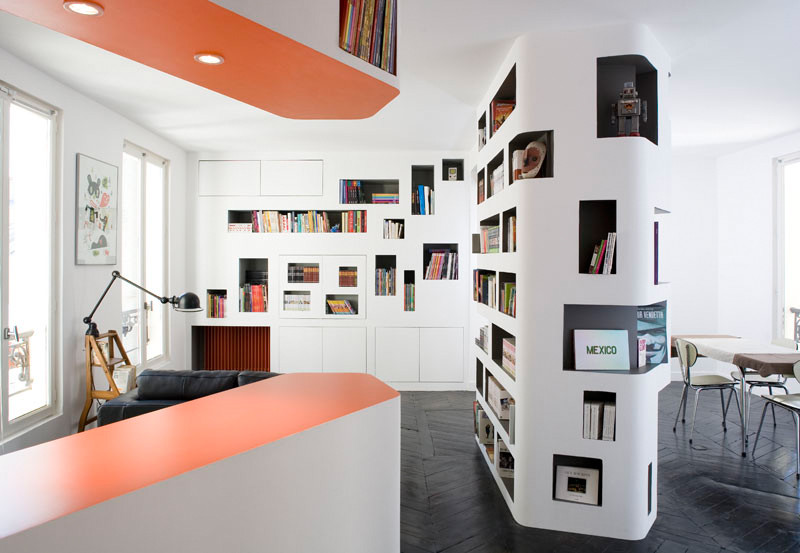 Paris Apartment with movable walls