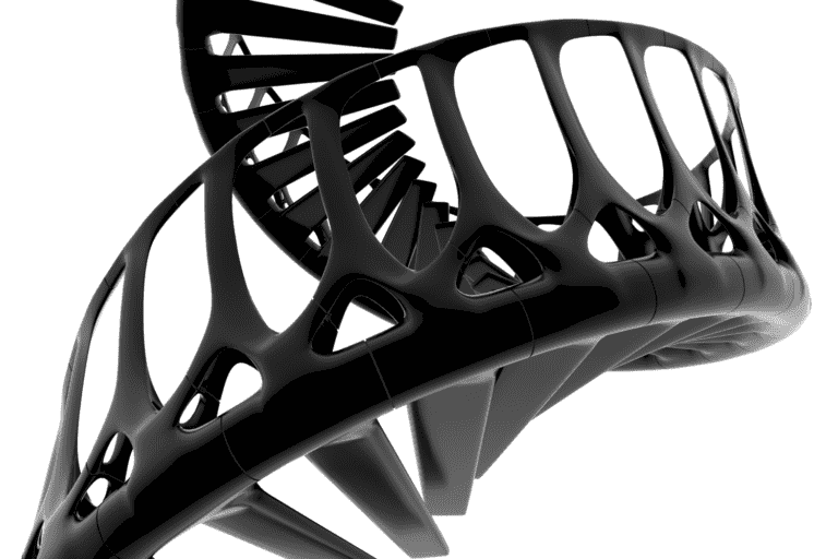 Spiral Spinal Staircase Inspired by Vertebrae | Designs & Ideas on Dornob