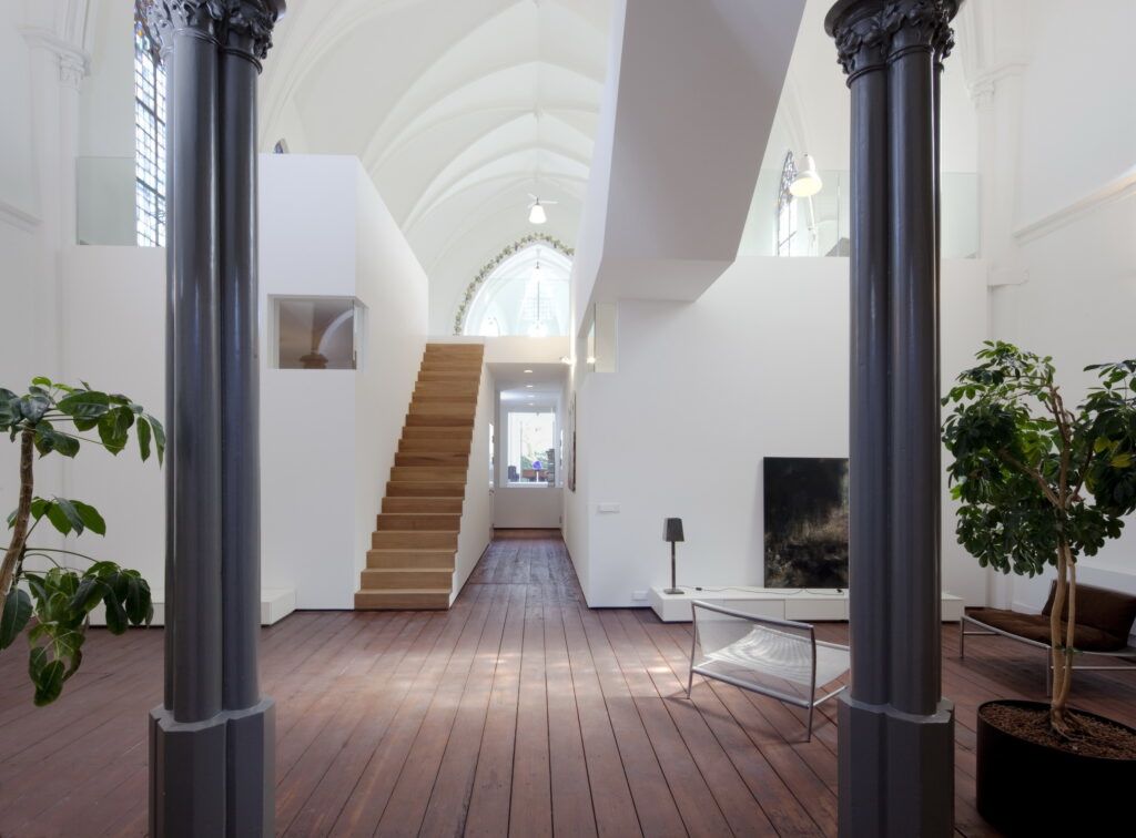 Converted 19th century church home downstairs