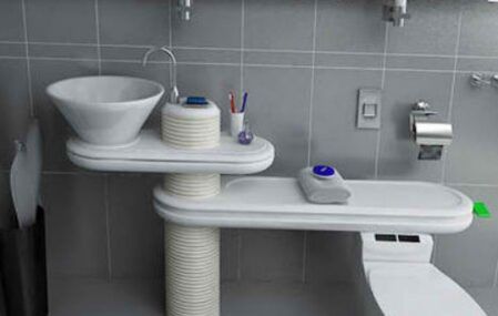 water-saving toilet design