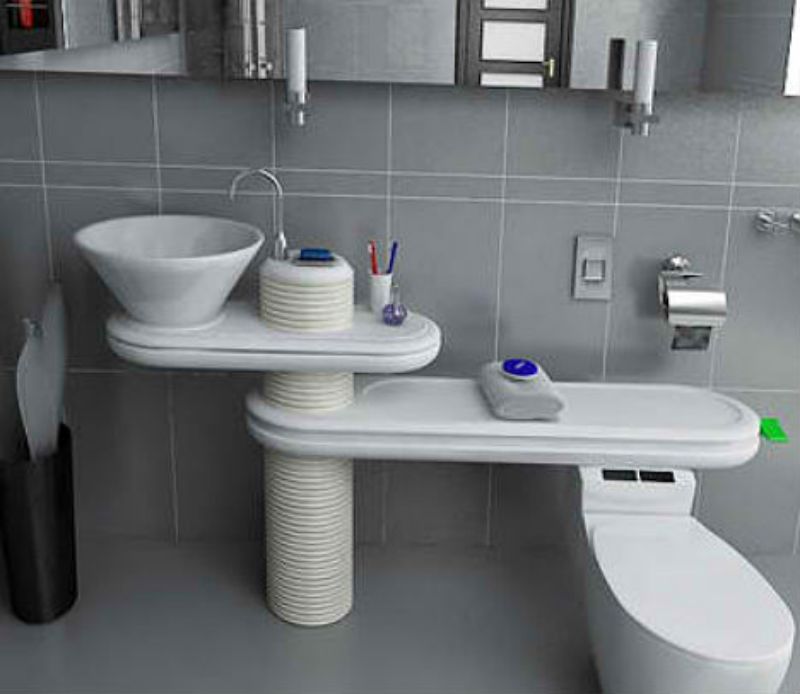 water-saving toilet design