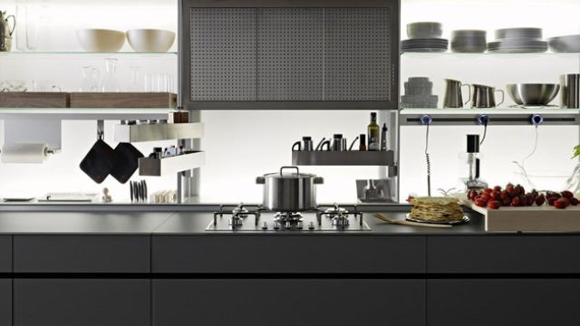 Clutter-Free Logica Kitchen System open