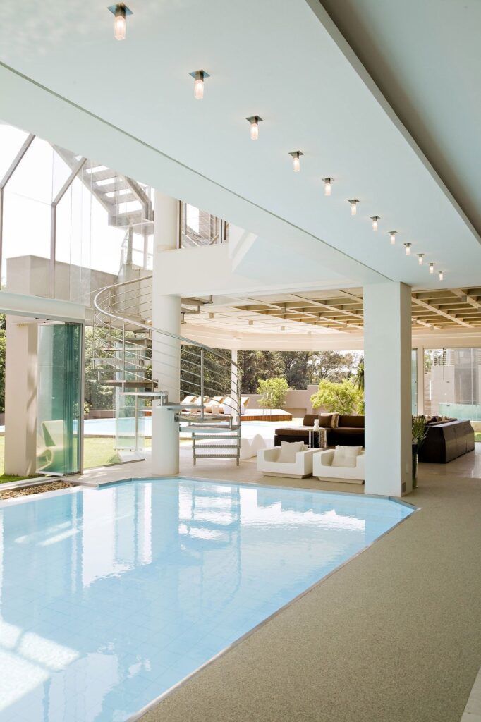 Glass House luxury retreat indoor outdoor