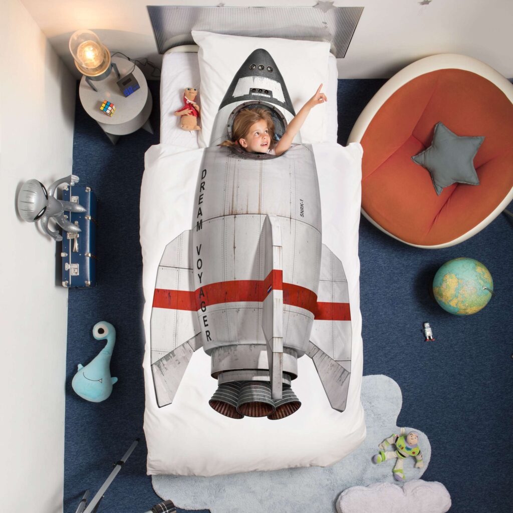 Snurk Bedding Dream Big rocket