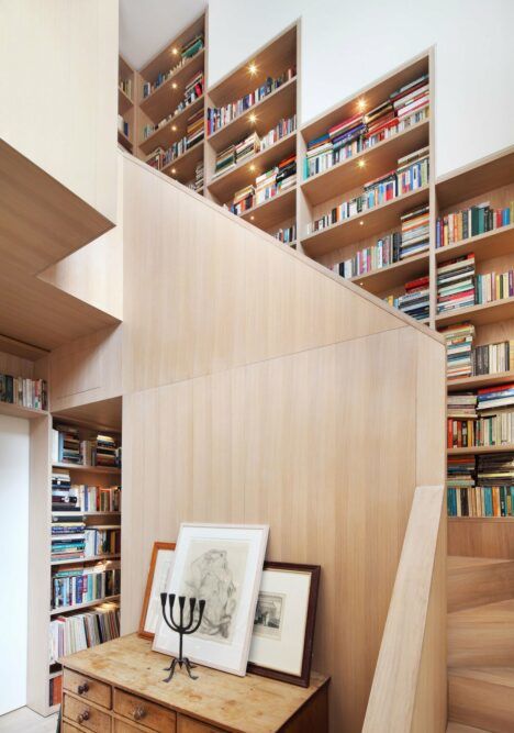 Book Tower House Built in bookcase