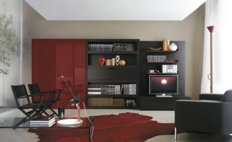 modular living rooms by tumidei wall unit