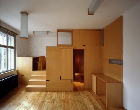 built in elements small apartment