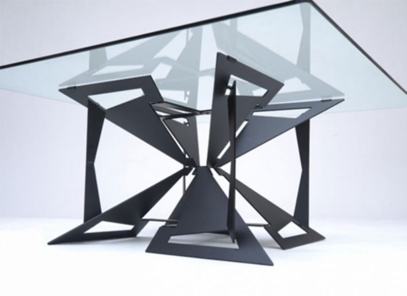 origami furniture steel table