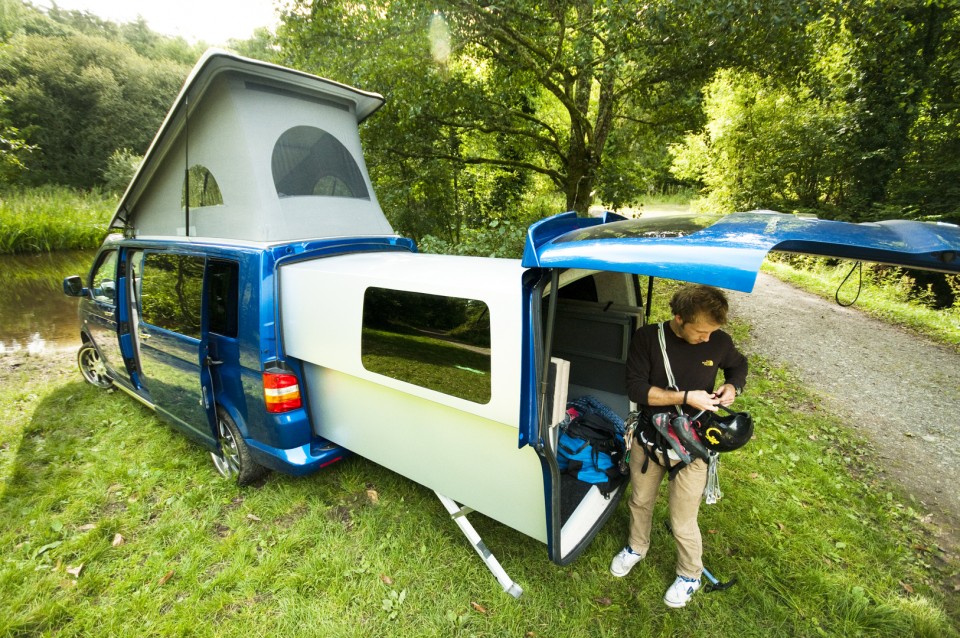 DoubleBack Camper Van slide out