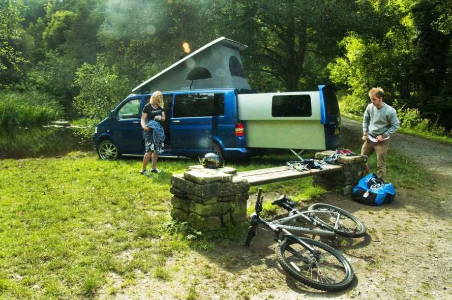 DoubleBack Camper Van with tent