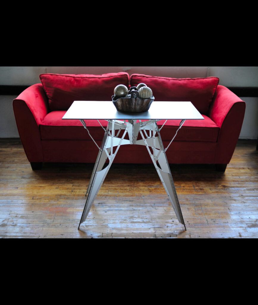 Folding table for two