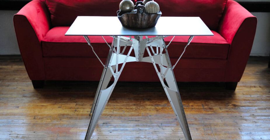 Folding table for two