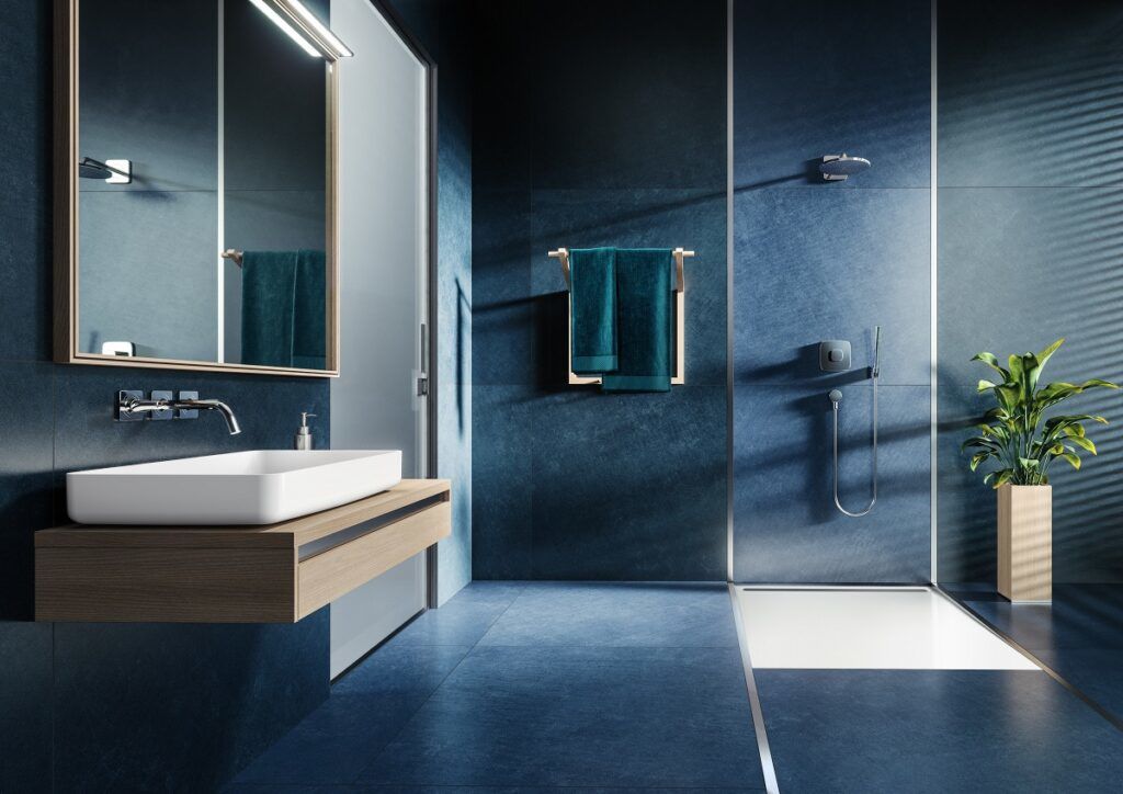 Kaldewei bathroom designs blue