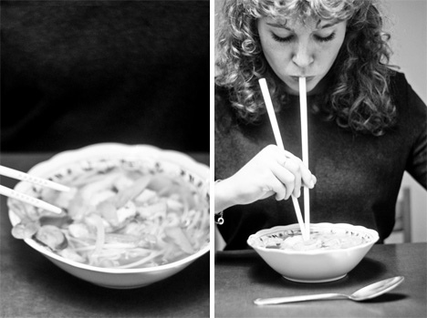 hollow chopsticks for soup and noodles