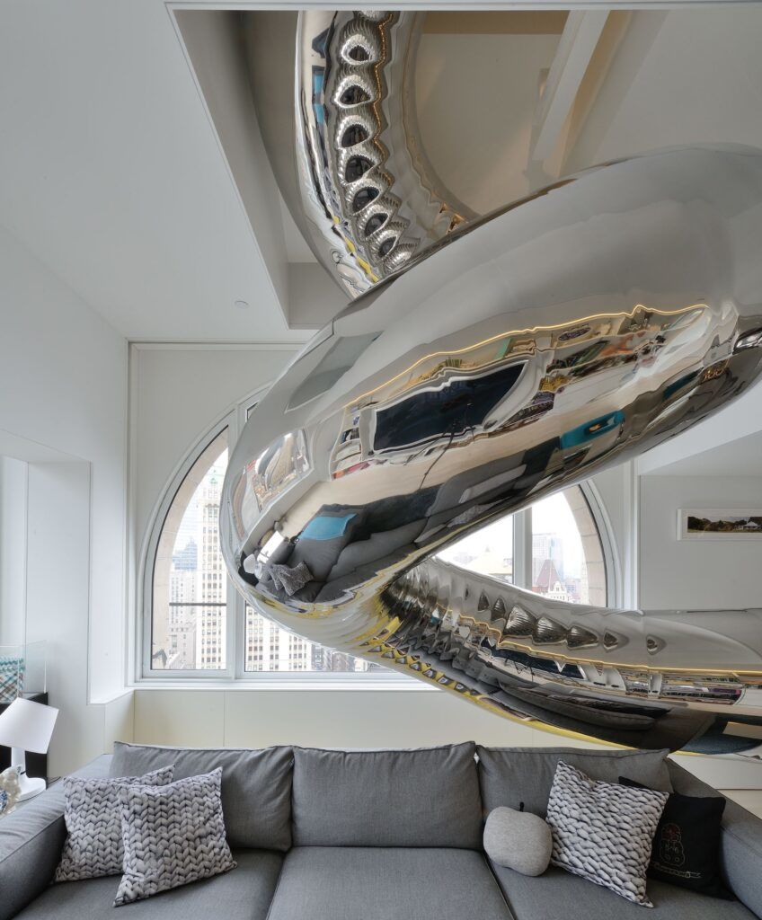 skyhouse slide and couch